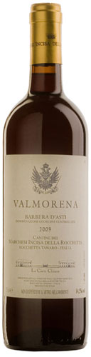 Marchesi Incisa della Rocchetta Valmorena Barbera d'Asti wine bottle