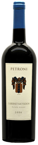 Petroni Vineyards 2006 Cabernet Sauvignon bottle